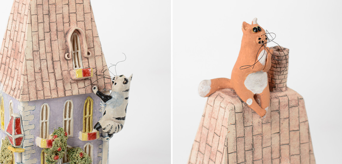 Ночник Домик Two Cats