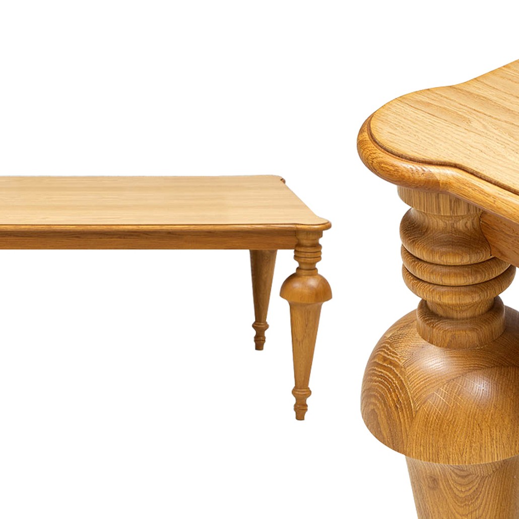 Обеденный деревянный стол Kelise Dinner Table