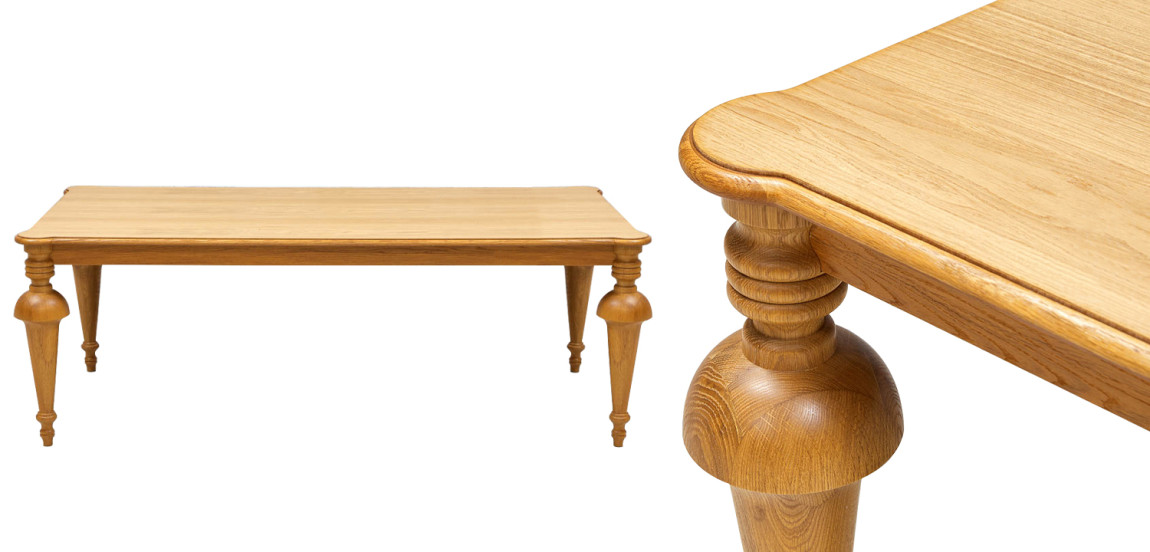 Обеденный деревянный стол Kelise Dinner Table