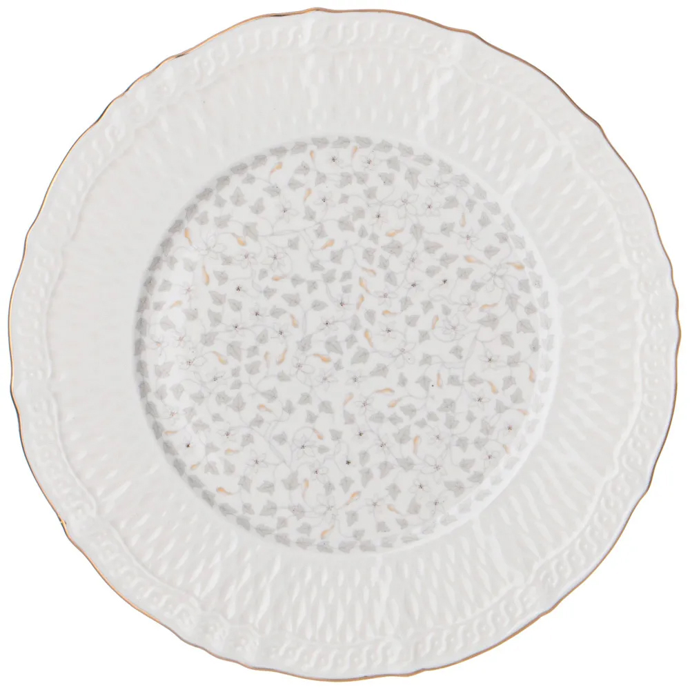 Обеденный сервиз белого цвета из фарфора на 6 персон 23 предмета Floral Charm