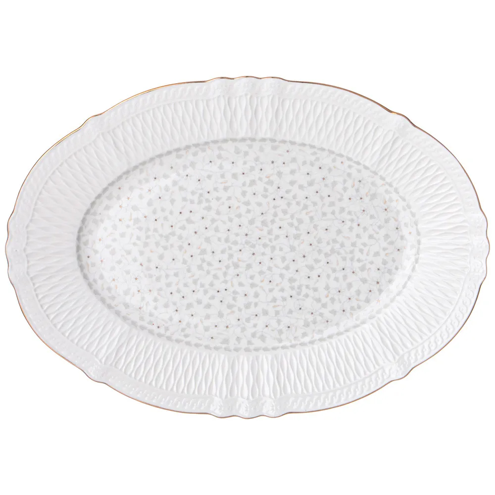 Обеденный сервиз белого цвета из фарфора на 6 персон 23 предмета Floral Charm