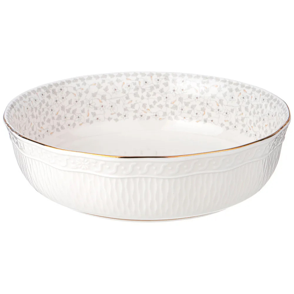 Обеденный сервиз белого цвета из фарфора на 6 персон 23 предмета Floral Charm