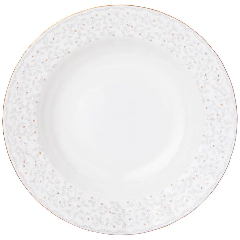 Обеденный сервиз белого цвета из фарфора на 6 персон 26 предметов Floral Charm