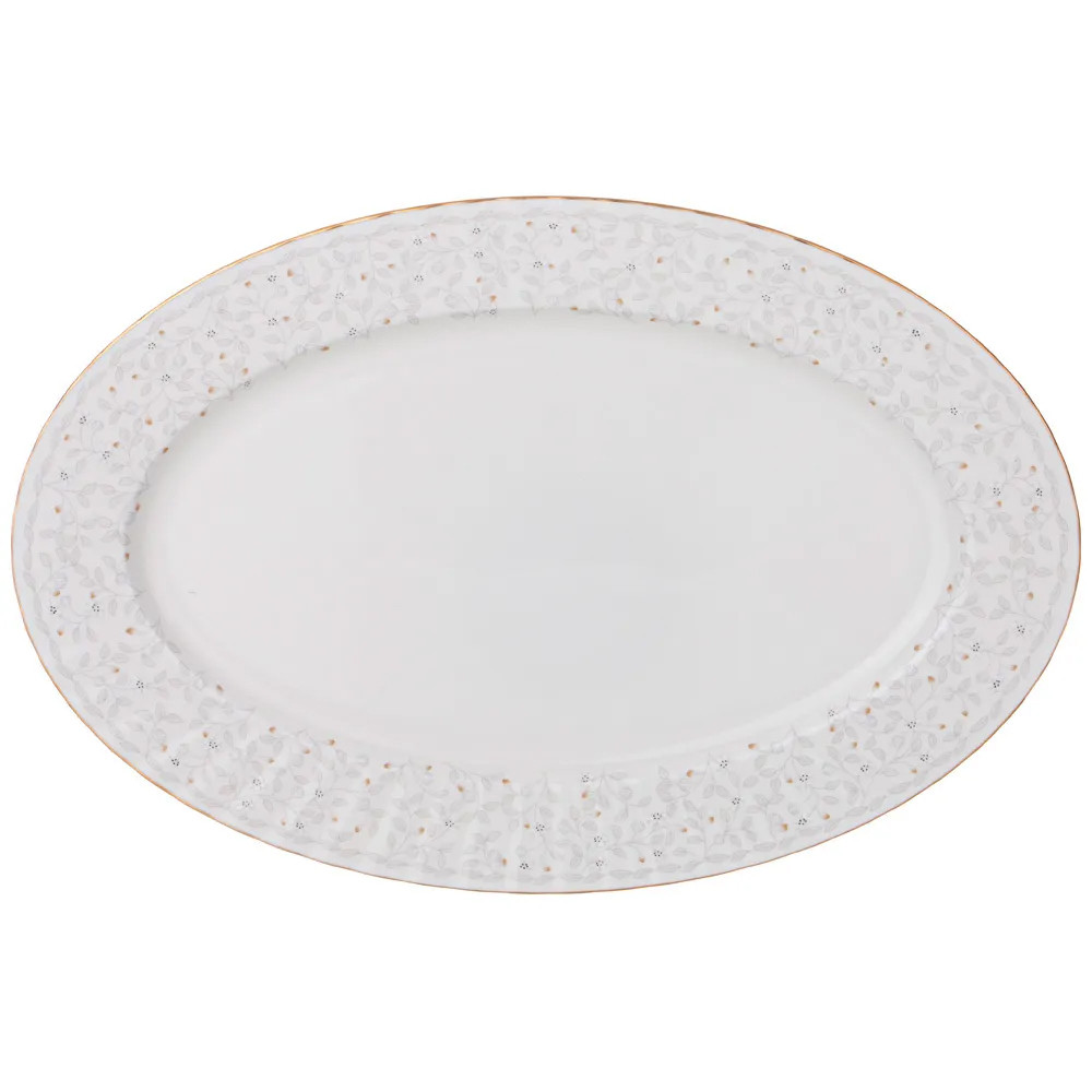 Обеденный сервиз белого цвета из фарфора на 6 персон 26 предметов Floral Charm