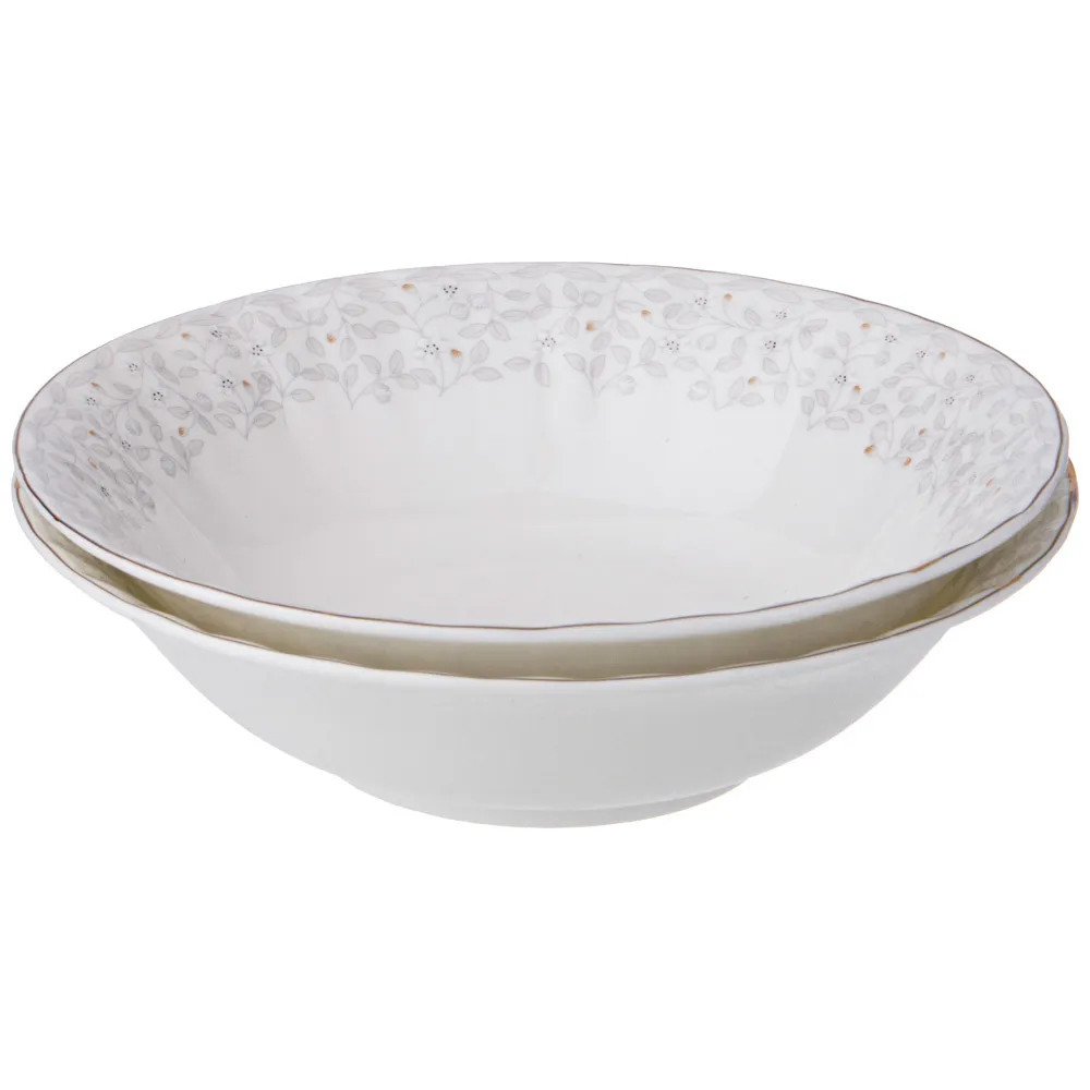 Обеденный сервиз белого цвета из фарфора на 6 персон 26 предметов Floral Charm