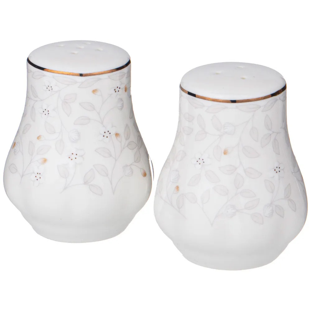 Обеденный сервиз белого цвета из фарфора на 6 персон 26 предметов Floral Charm