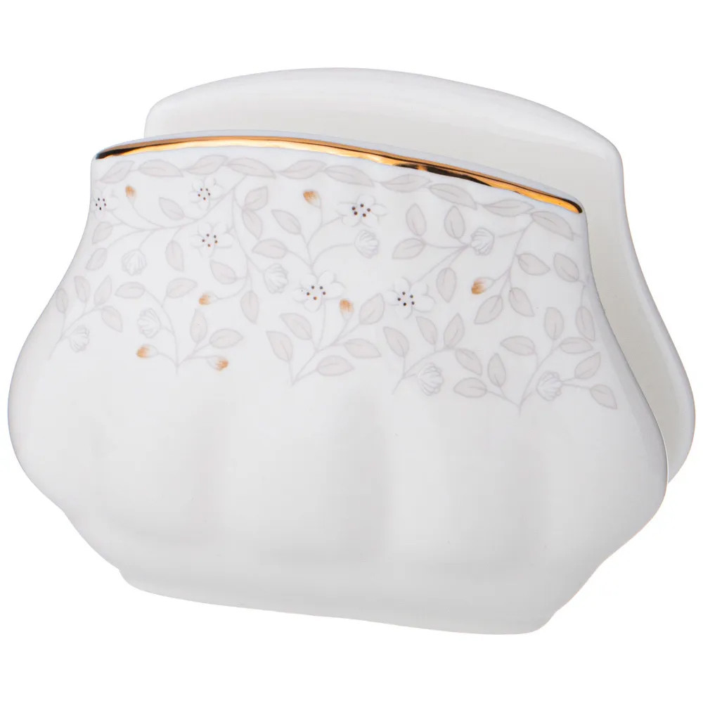 Обеденный сервиз белого цвета из фарфора на 6 персон 26 предметов Floral Charm