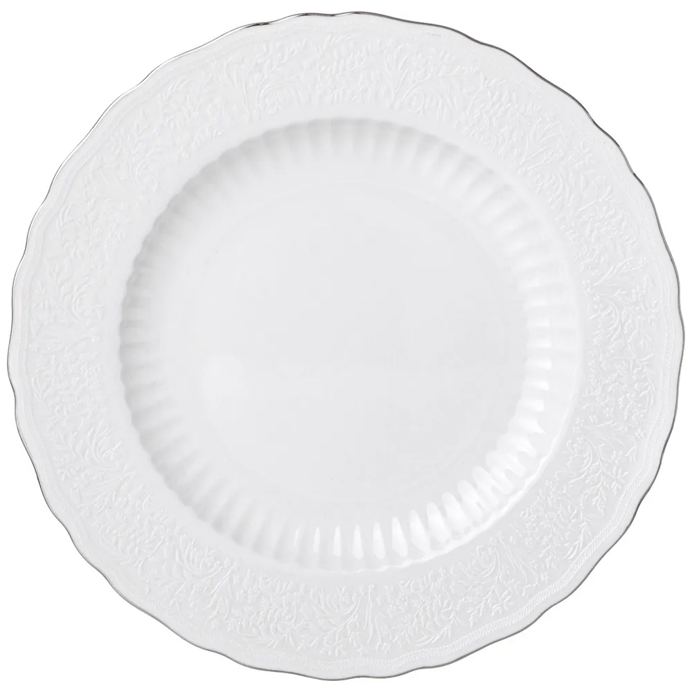 Обеденный сервиз белый из фарфора на 6 персон 23 предмета Garden Whisper Porcelain Set