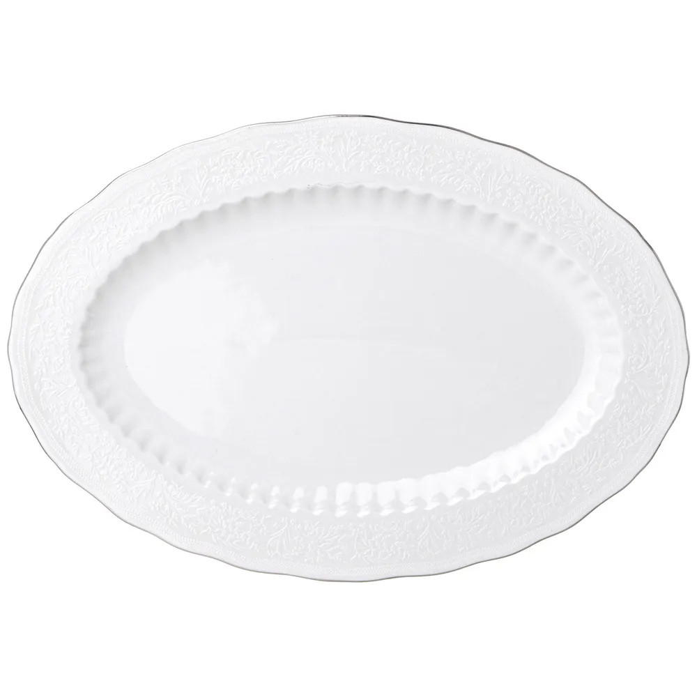 Обеденный сервиз белый из фарфора на 6 персон 23 предмета Garden Whisper Porcelain Set