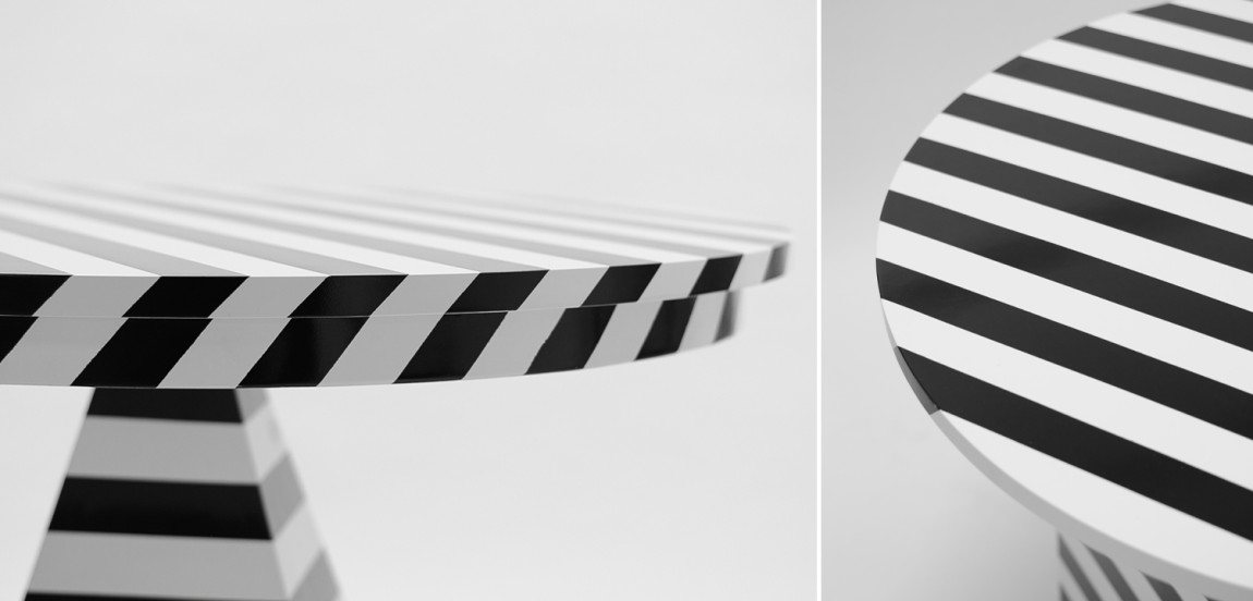 Обеденный стол Dining Table Striped Geometry