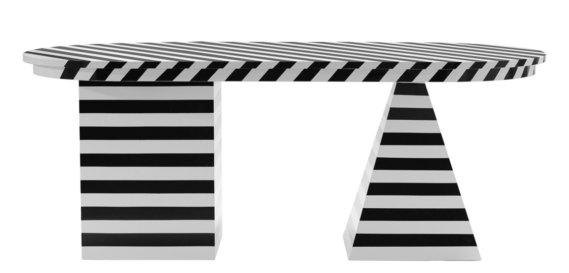 Обеденный стол Dining Table Striped Geometry