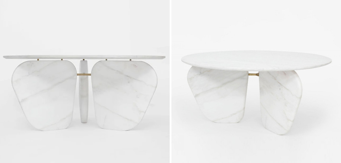 Обеденный стол Hera Dining Table Белый Мрамор