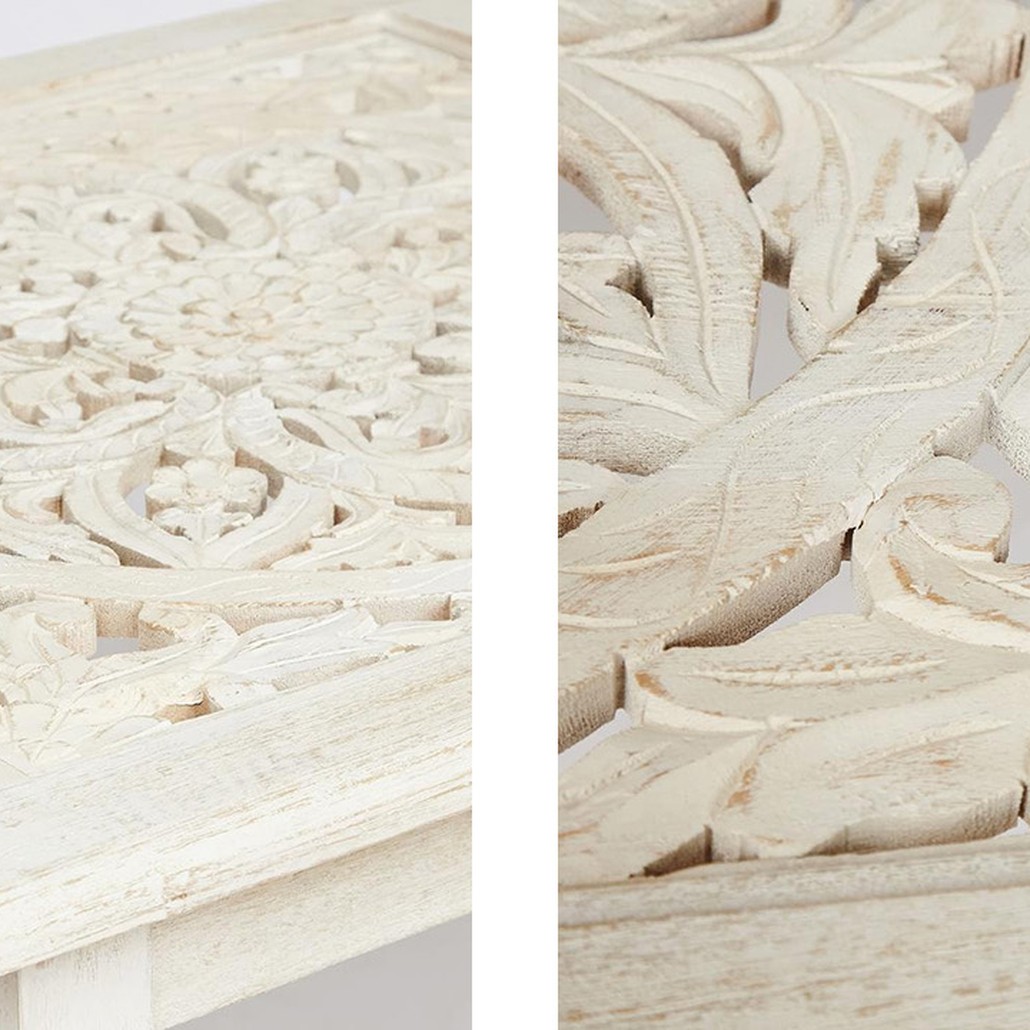 Обеденный стол Indian antique white Table