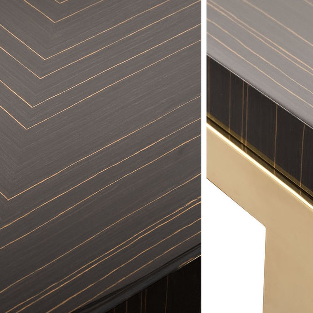 Обеденный стол Mercer Golden Geometry