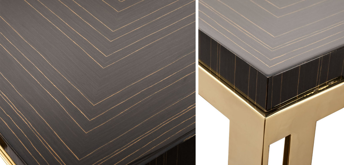 Обеденный стол Mercer Golden Geometry
