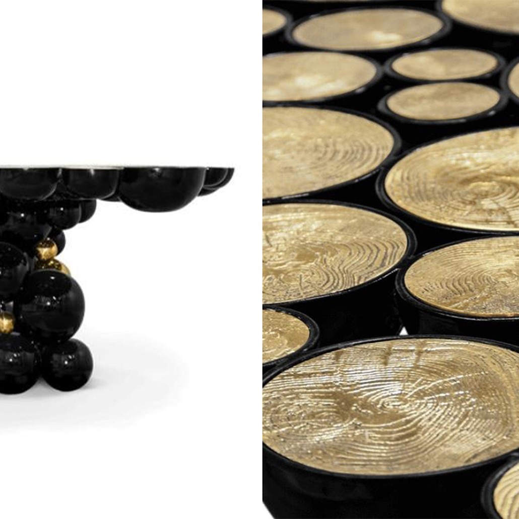 Обеденный стол Newton Dining Table in Black Lacquered Aluminum by Boca do Lobo