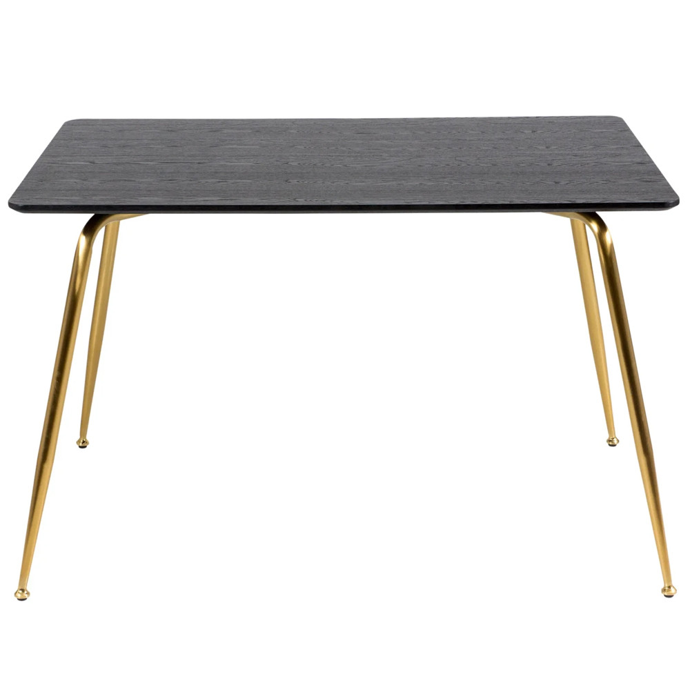 Обеденный стол на металлических ножках Casey Brass Dining Table