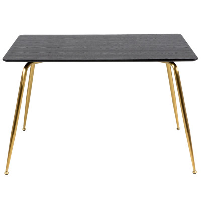Обеденный стол на металлических ножках Casey Brass Dining Table