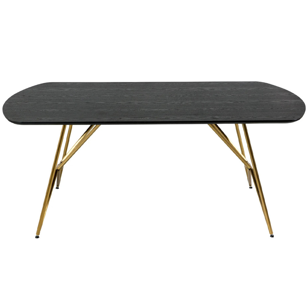 Обеденный стол на металлических ножках Ward Brass Dining Table
