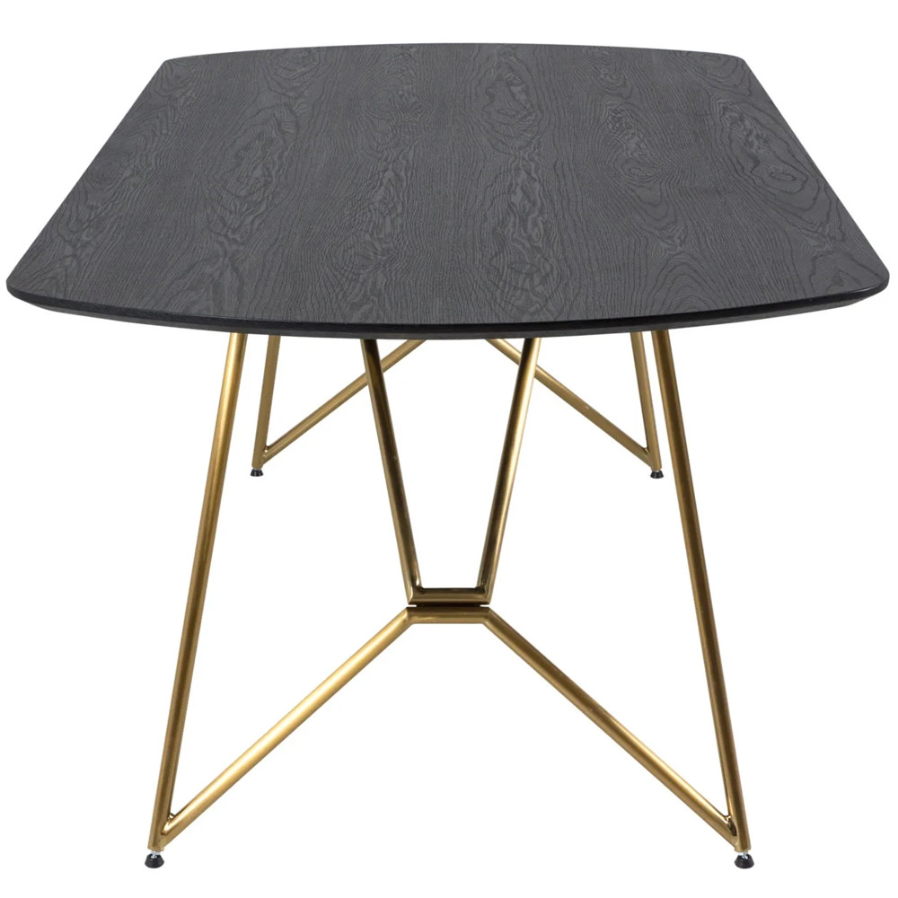 Обеденный стол на металлических ножках Ward Brass Dining Table