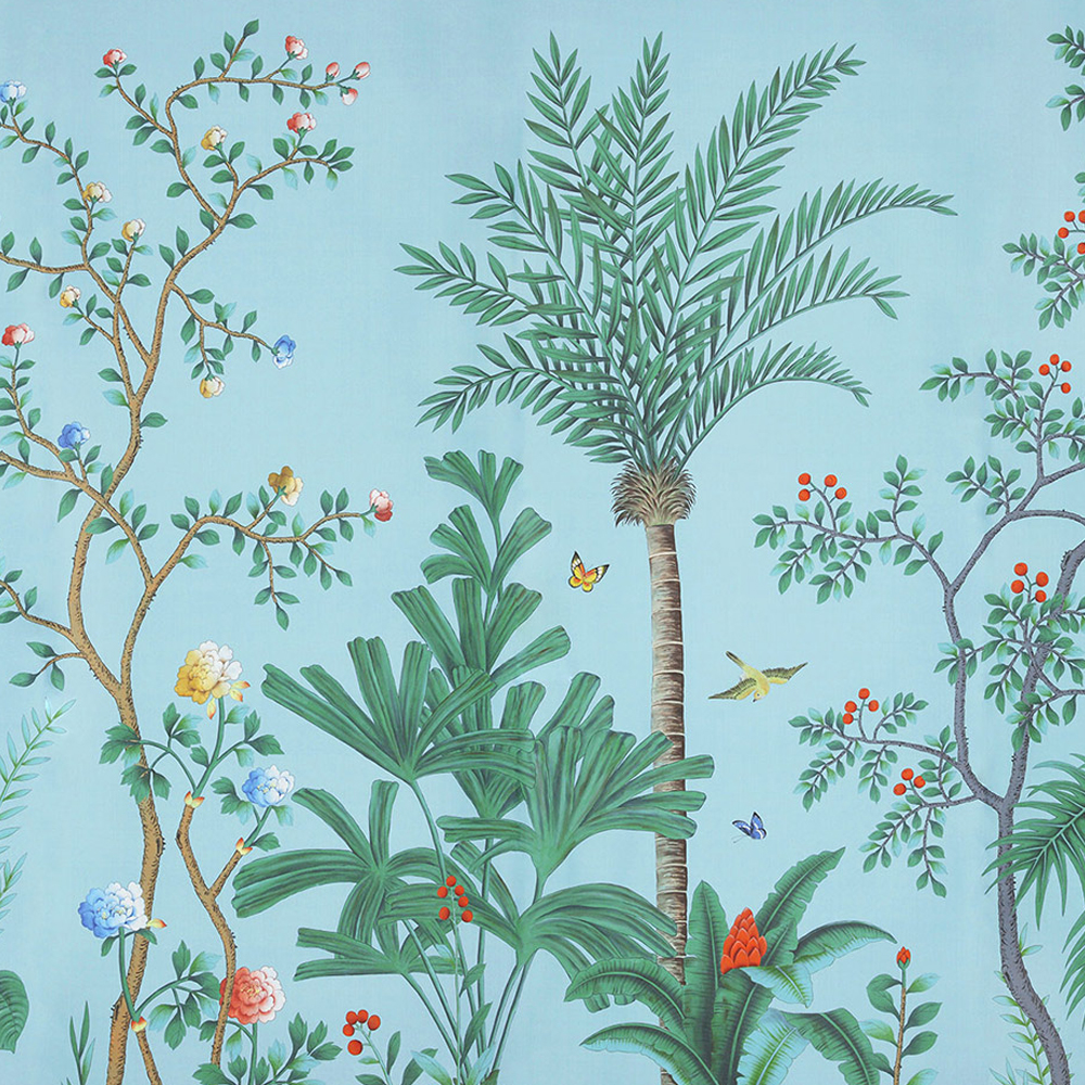 Обои ручная роспись Amazonia Duck Egg