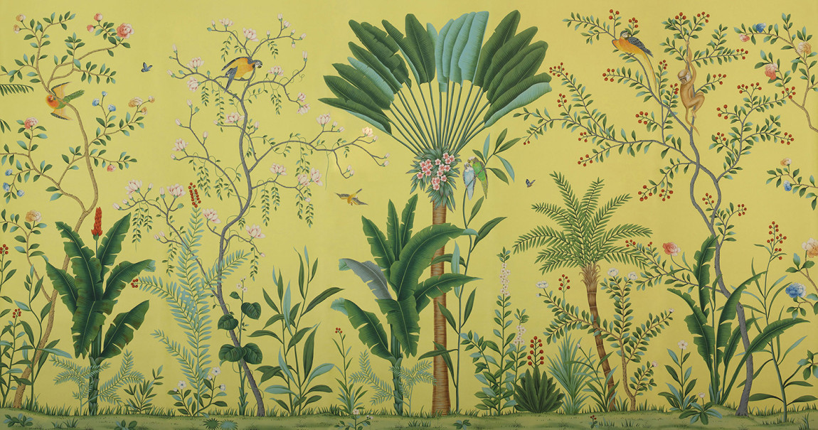 Обои ручная роспись Amazonia Imperial Yellow