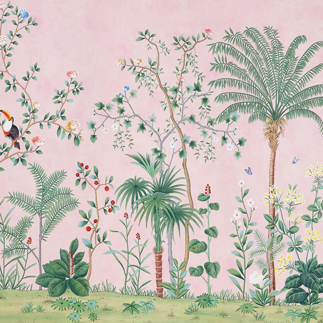 Обои ручная роспись Amazonia Pink