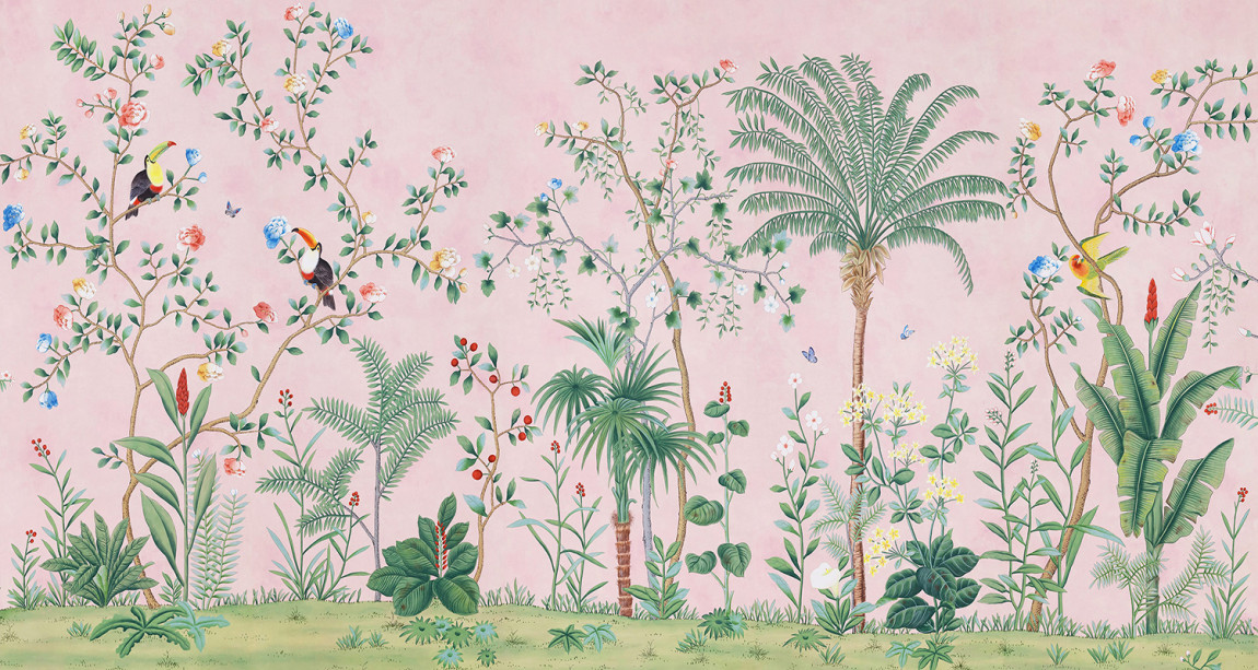 Обои ручная роспись Amazonia Pink