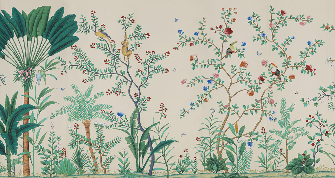 Обои ручная роспись Amazonia Satin Grey