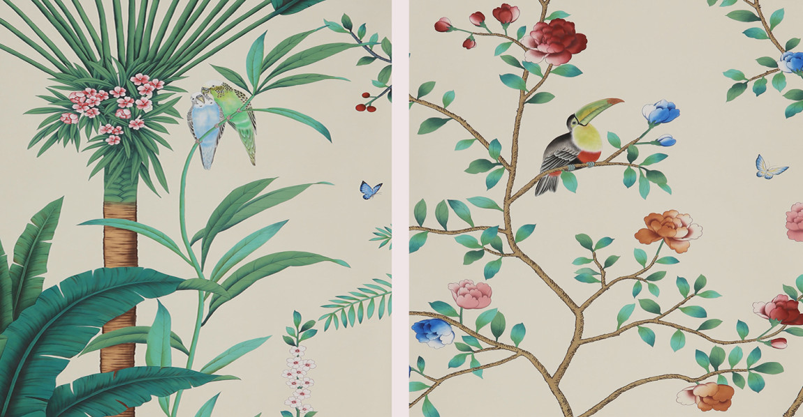 Обои ручная роспись Amazonia Satin Grey