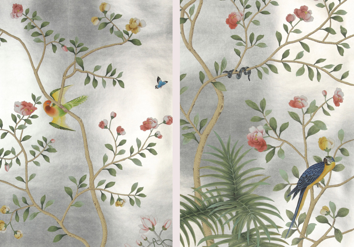 Обои ручная роспись Amazonia Tarnished Silver