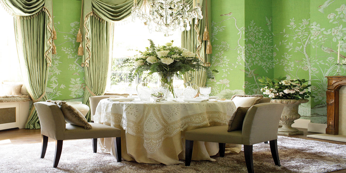 Обои ручная роспись Askew Apple Green