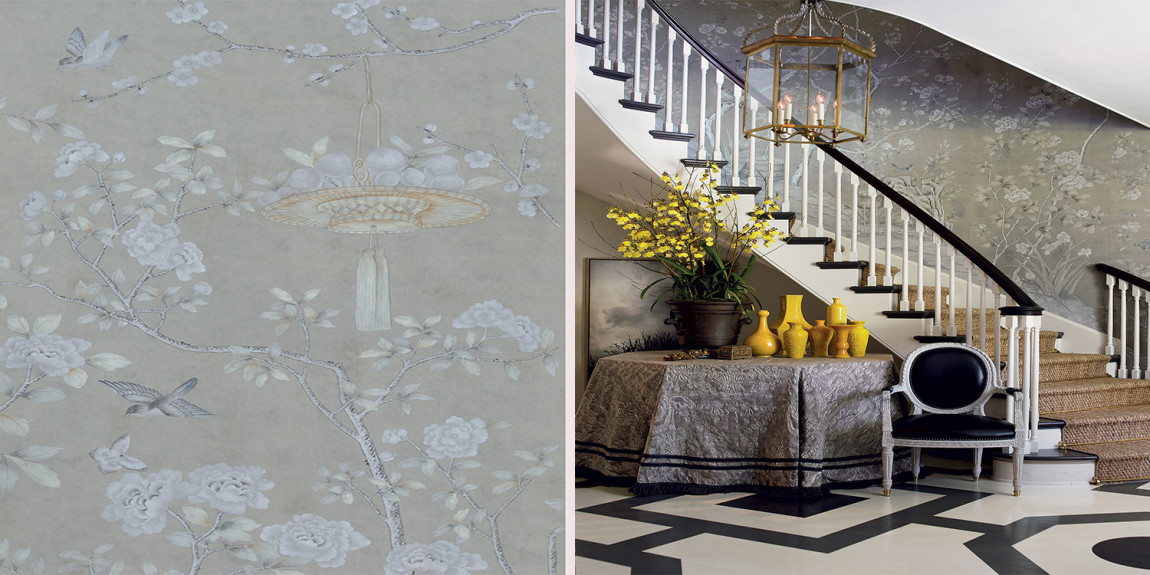 Обои ручная роспись Askew Grey