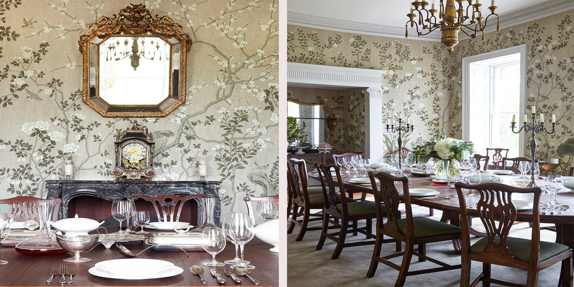 Обои ручная роспись Askew Lead Grey