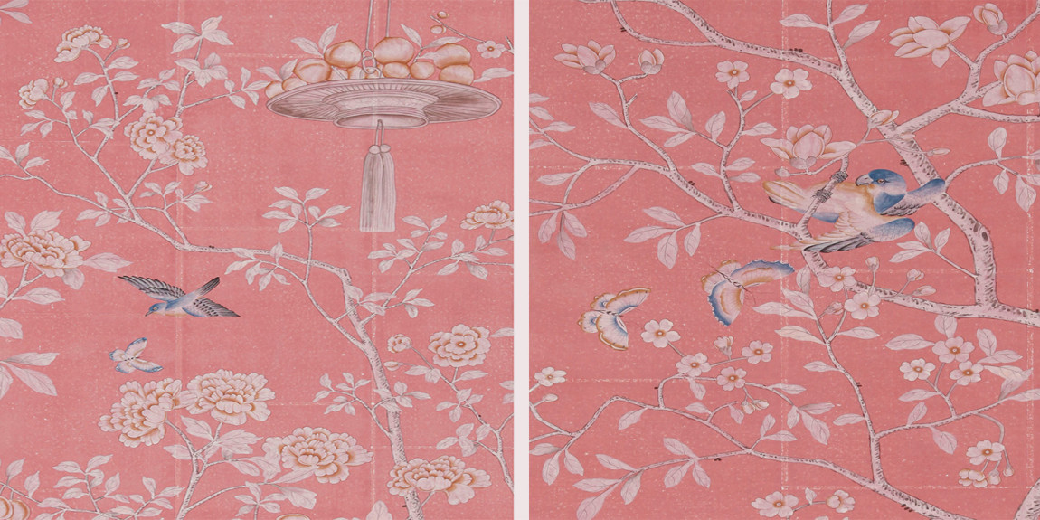 Обои ручная роспись Askew Purple