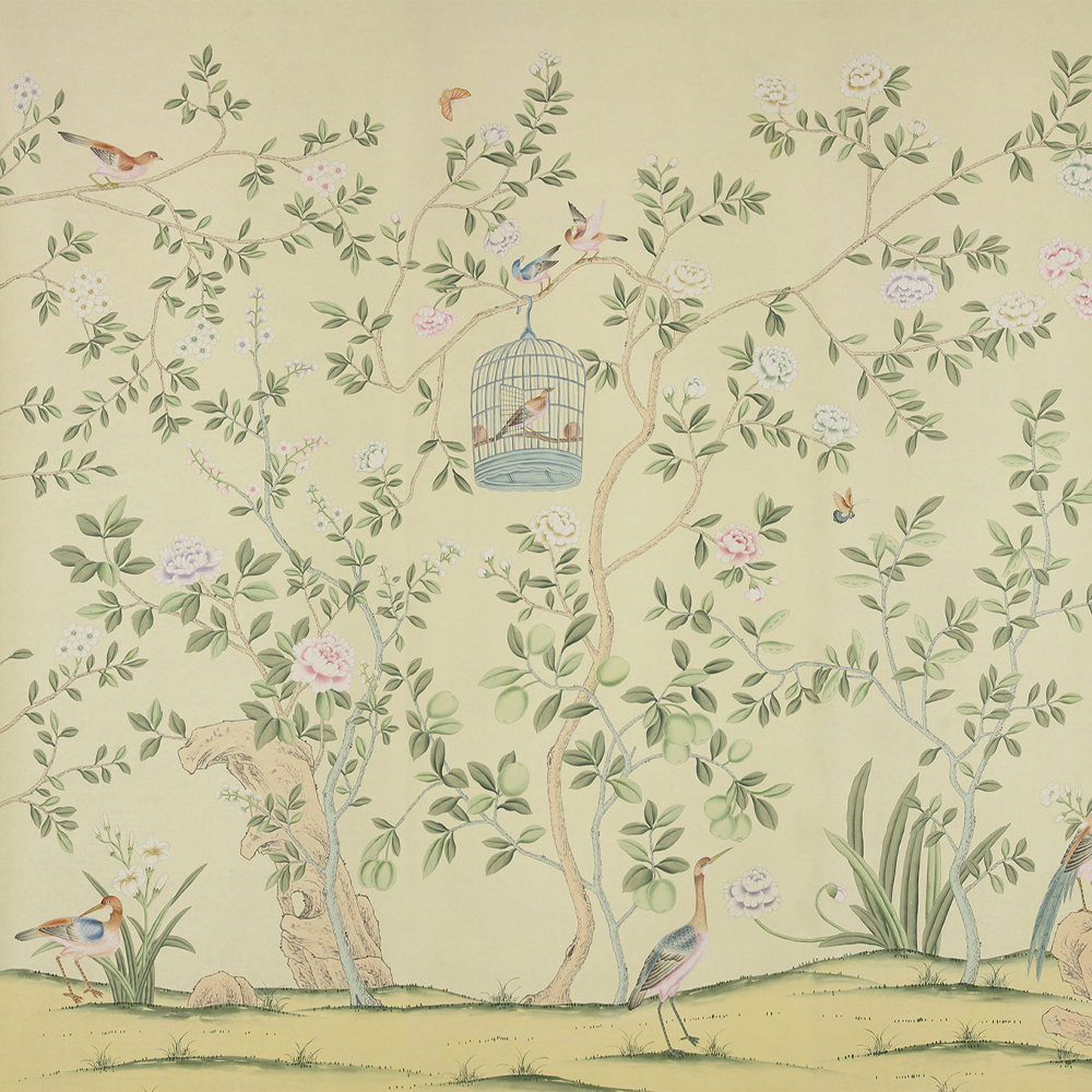 Обои ручная роспись Askew Verdigris