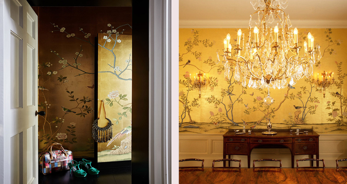 Обои ручная роспись Badminton 22 Carat Gold