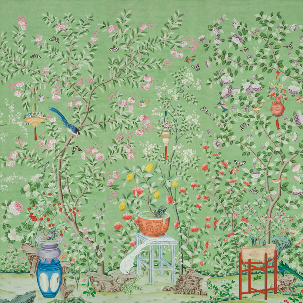 Обои ручная роспись Belvoir Pistachio