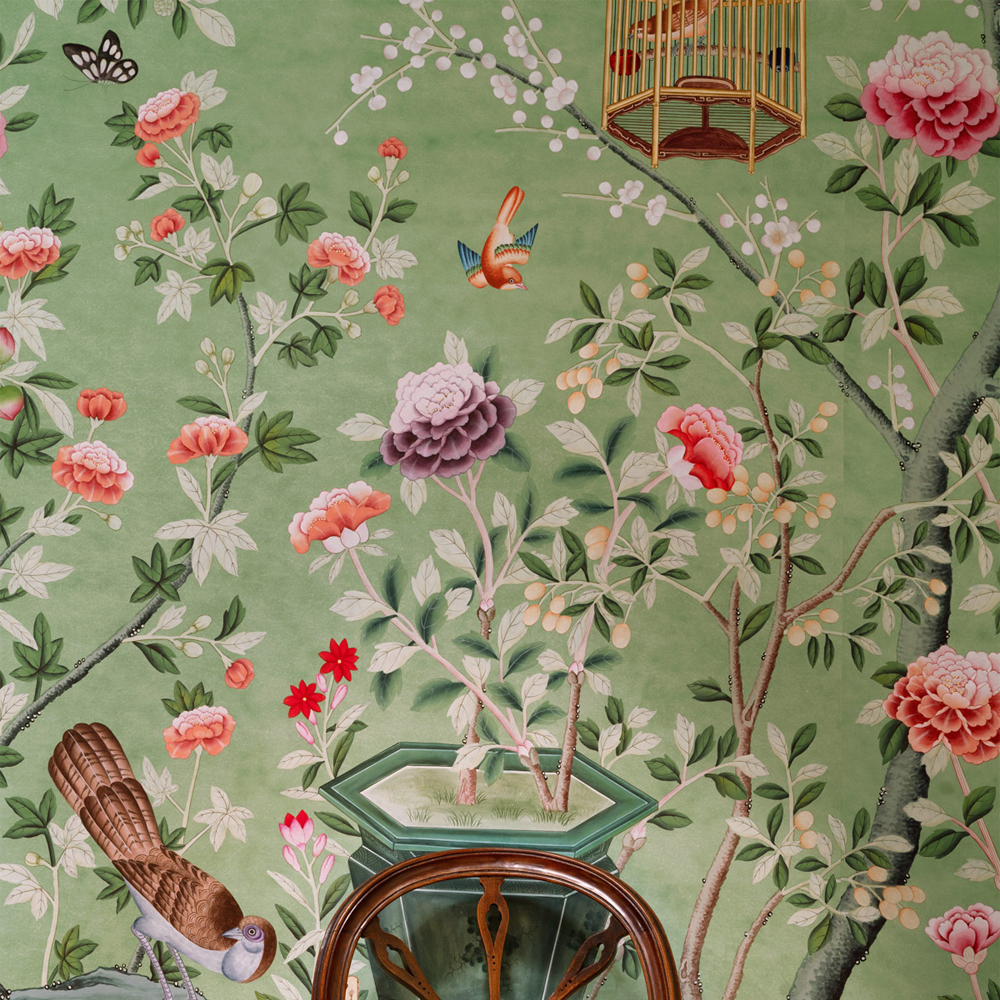 Обои ручная роспись Belvoir Pistachio