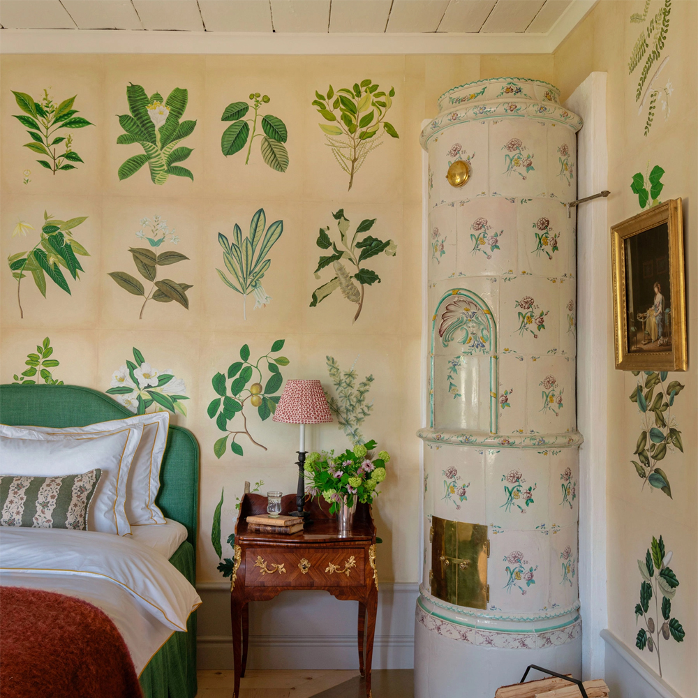 Обои ручная роспись Botanical Studies Linnaeus colourway