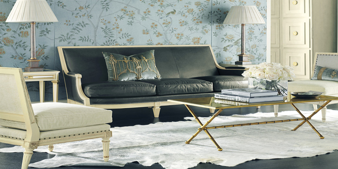 Обои ручная роспись Chatsworth Blue