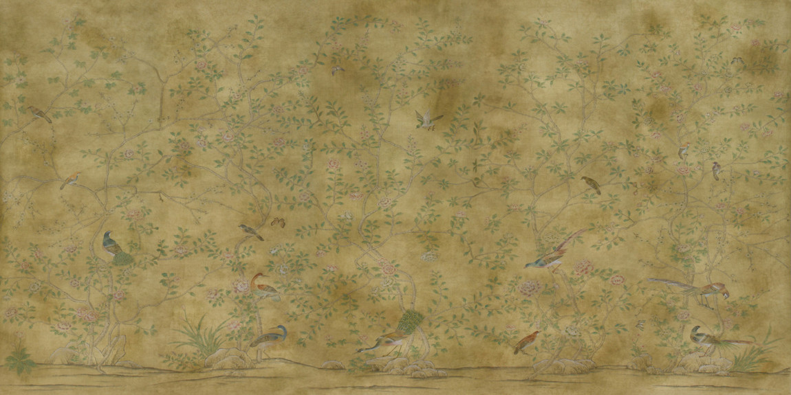 Обои ручная роспись Chatsworth Oak tobacco