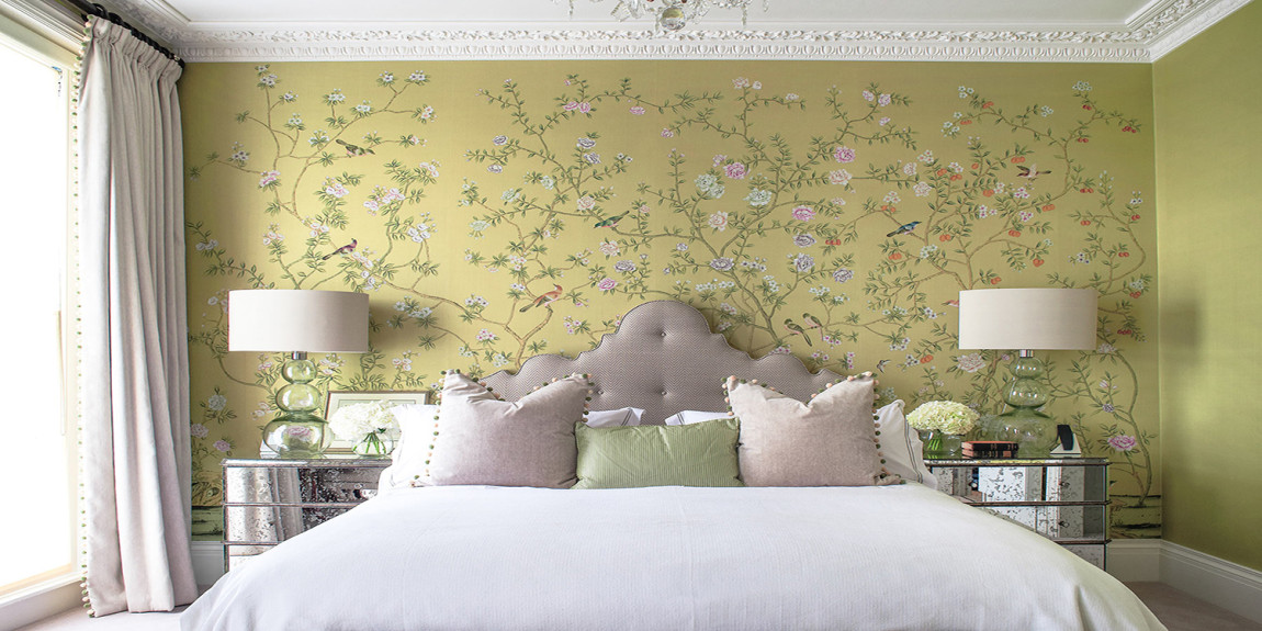 Обои ручная роспись Chatsworth Pea Green