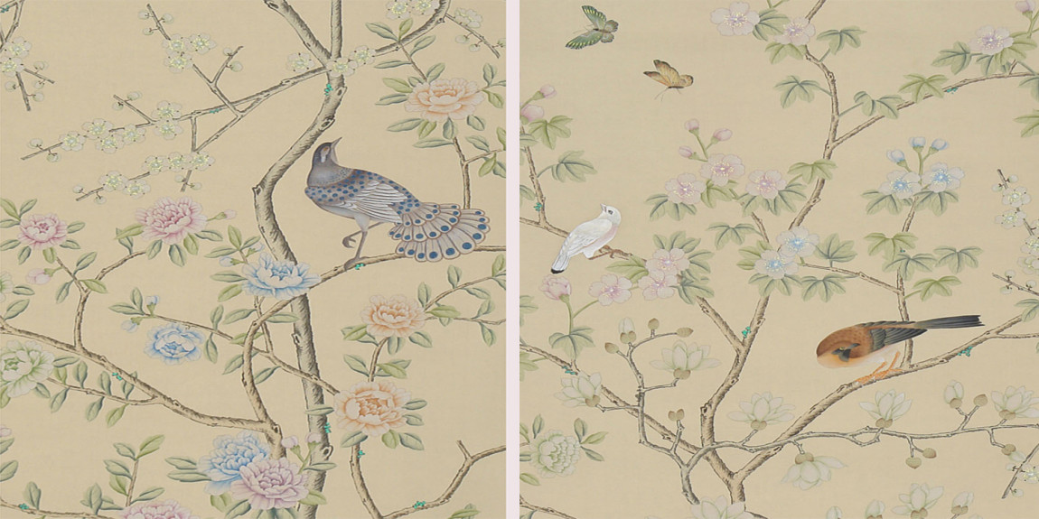 Обои ручная роспись Chatsworth Raw Silk