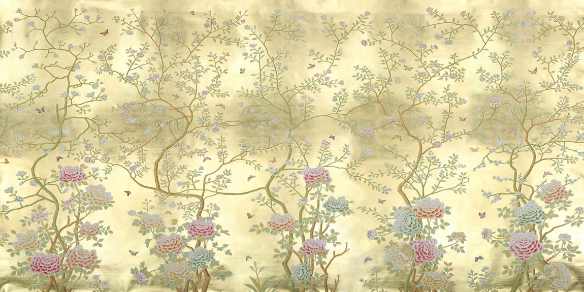 Обои ручная роспись Chelsea Deep Rich Gold