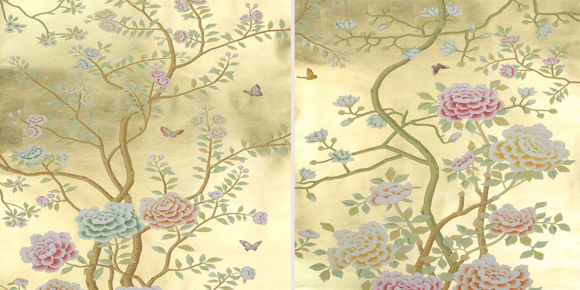 Обои ручная роспись Chelsea Deep Rich Gold