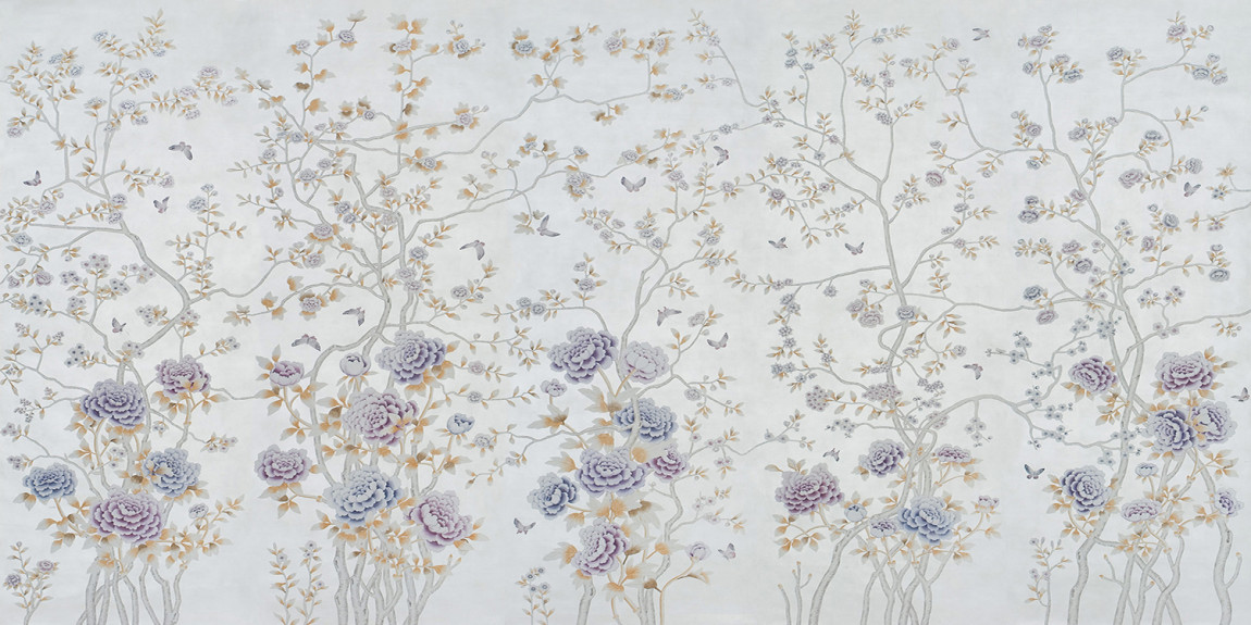 Обои ручная роспись Chelsea Sterling Silver