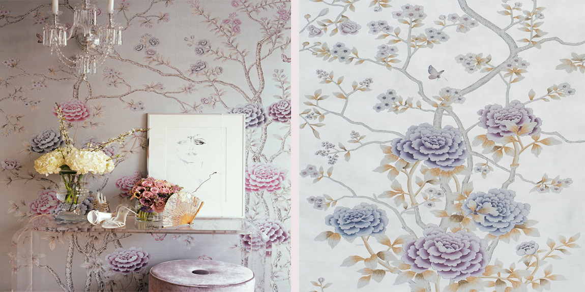 Обои ручная роспись Chelsea Sterling Silver