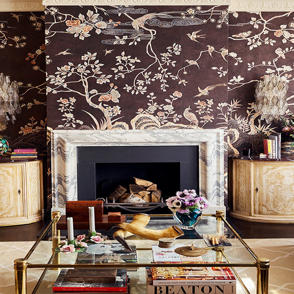 Обои ручная роспись Coco coromandel Edo Burnt Umber