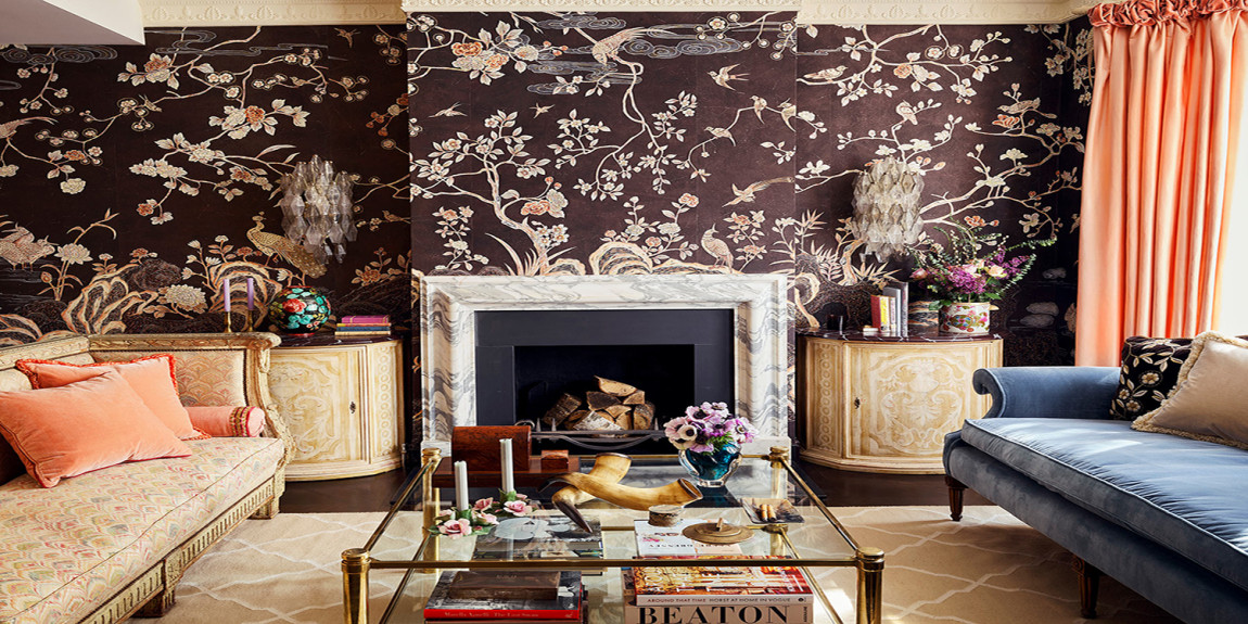 Обои ручная роспись Coco coromandel Edo Burnt Umber